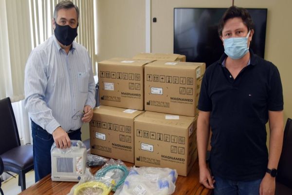 Estado repassa ventiladores respiratórios portáteis ao Consamu Oeste