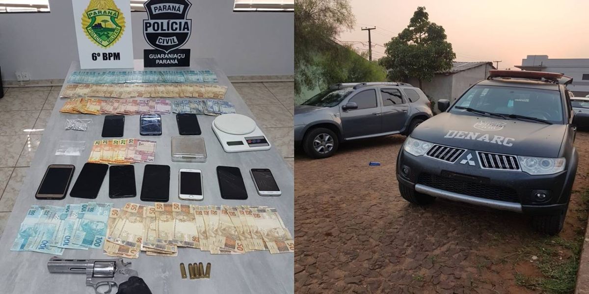 Operação Delivery desarticula grupo que atuava com entrega de drogas a domicílio em Guaraniaçu
