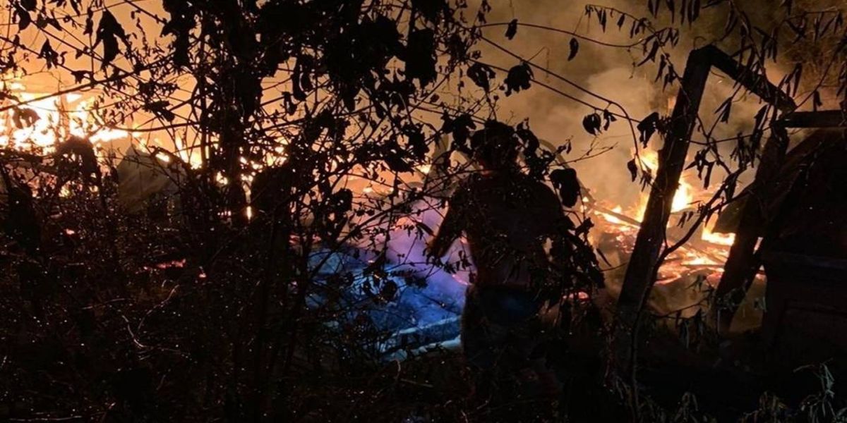 Mulher morre carbonizado após incêndio no interior de Toledo