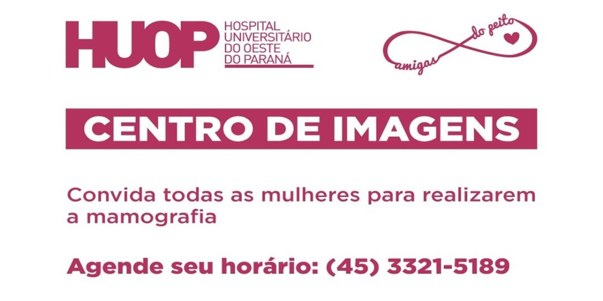 Outubro Rosa: Huop oferece exame de mamografia gratuito