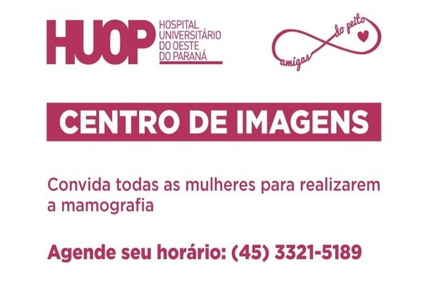 Outubro Rosa: Huop oferece exame de mamografia gratuito