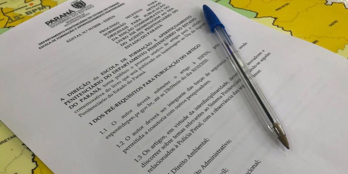 ESPEN publica livro sobre sistema penitenciário do Paraná