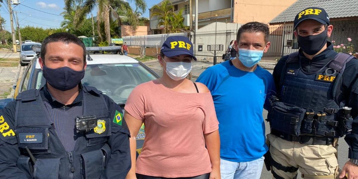 PRF reencontra motorista de aplicativo que foi assaltada no Paraná
