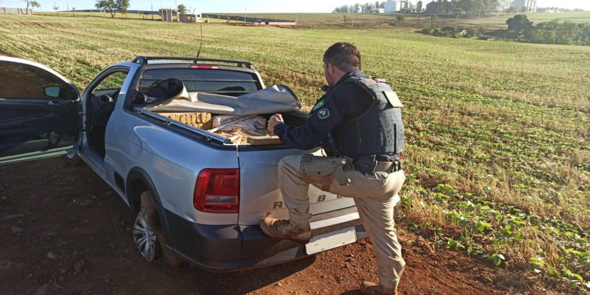 PRF apreende 346 quilos de maconha no oeste do Paraná