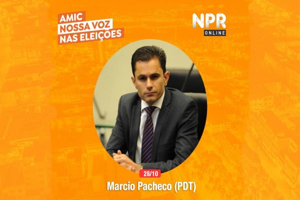 Nossa voz nas eleições: Márcio Pacheco é o último sabatinado da AMIC