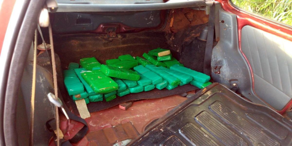 Palio com 35 tabletes de maconha é apreendido pela Guarda Municipal no Bairro Canadá