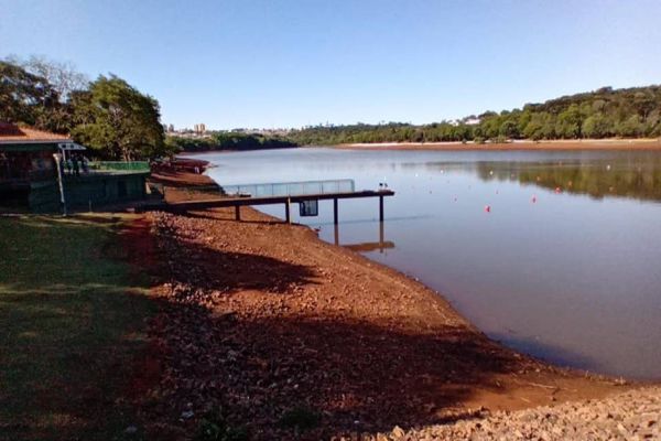Lago Municipal de Cascavel atinge o pior nível da história