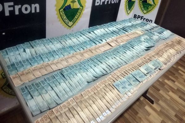 BPFron apreende mais de 20 mil reais em espécie com menor de idade no Lago de Itaipu