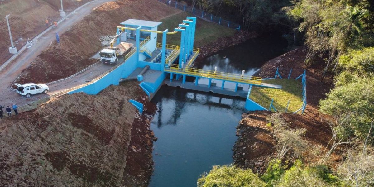 Captação do Rio São José entra em operação e auxilia no abastecimento de Cascavel