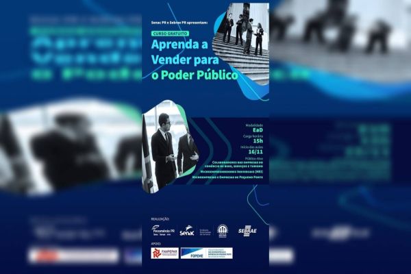 Senac e Sebrae/PR capacitam pequenas empresas para licitações públicas
