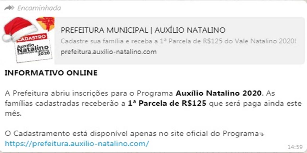 Município de Cascavel fala sobre fake news do pagamento de auxílio-natalino