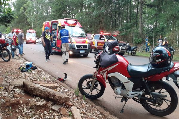 Idosa de 80 anos morre após ser atropelada por moto na Rua Europa