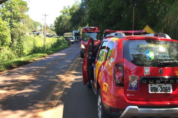 Mulher morre em grave acidente de trânsito na PR-562