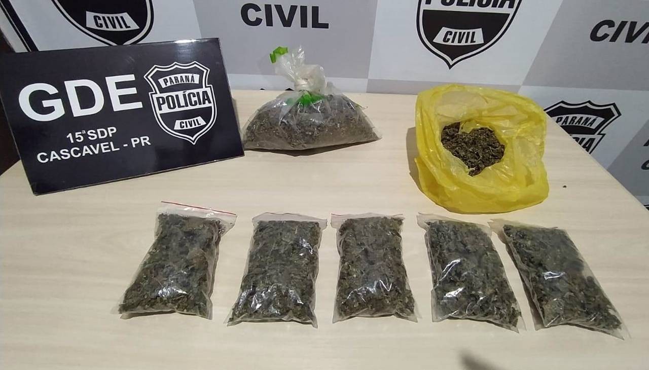 Homem é detido com maconha durante cumprimento de mandado de prisão no Brasmadeira