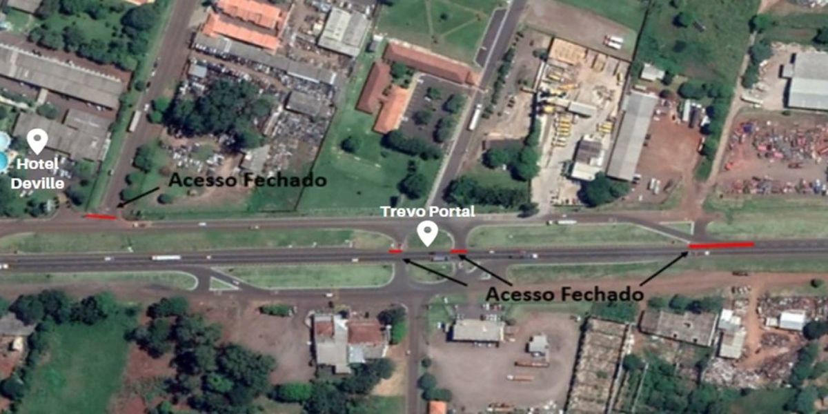 Obra na via marginal da BR-277, causará bloqueio no acesso à Avenida Estados Unidos