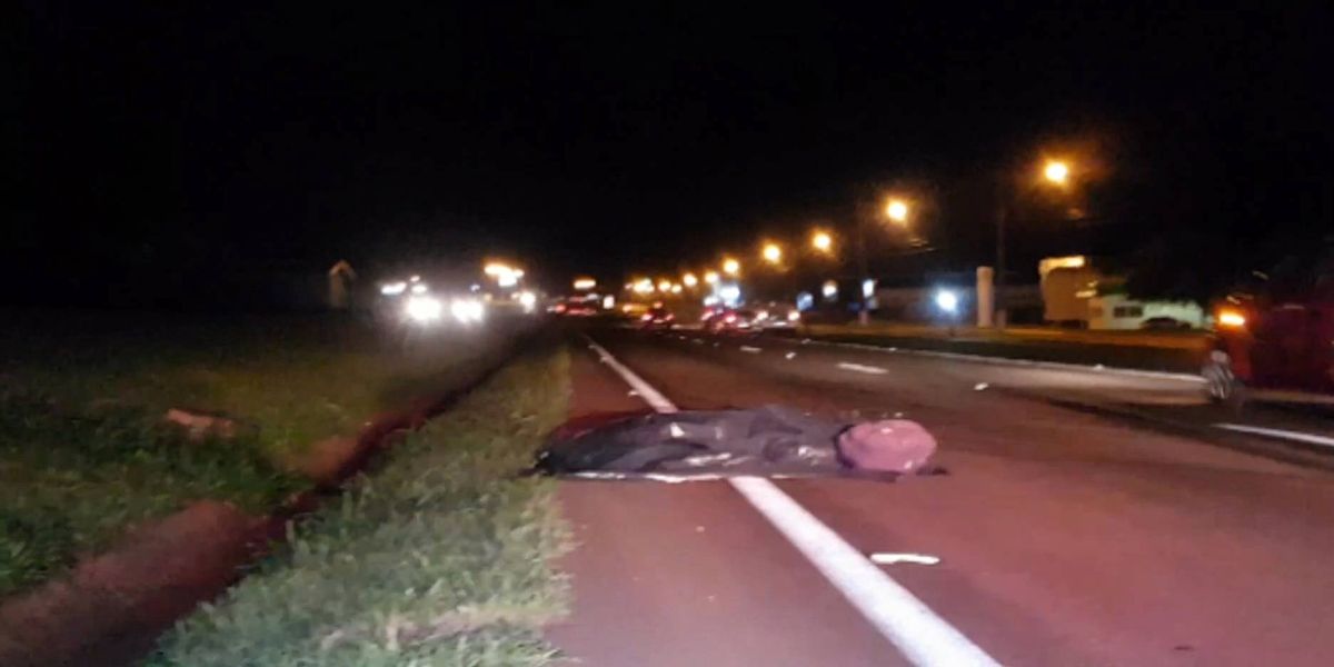 Jovem de 25 anos morre atropelado por carro enfrente ao seu trabalho na BR-277
