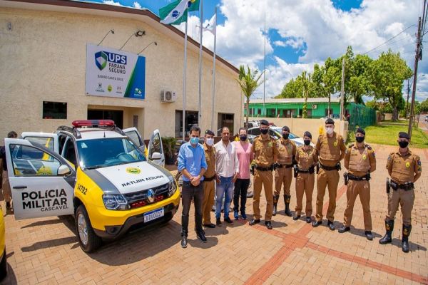 Pacheco entrega três viaturas para as Unidades Paraná Seguro em Cascavel