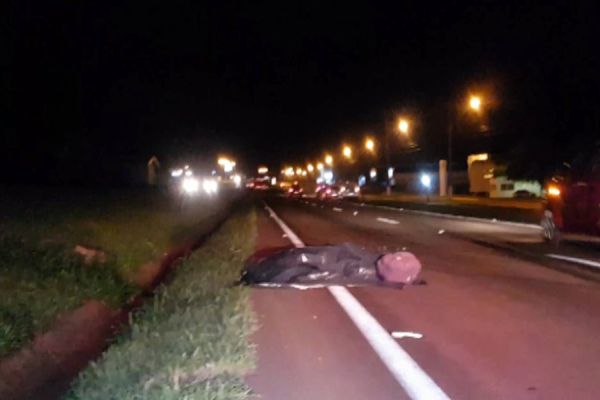 Jovem de 25 anos morre atropelado por carro enfrente ao seu trabalho na BR-277