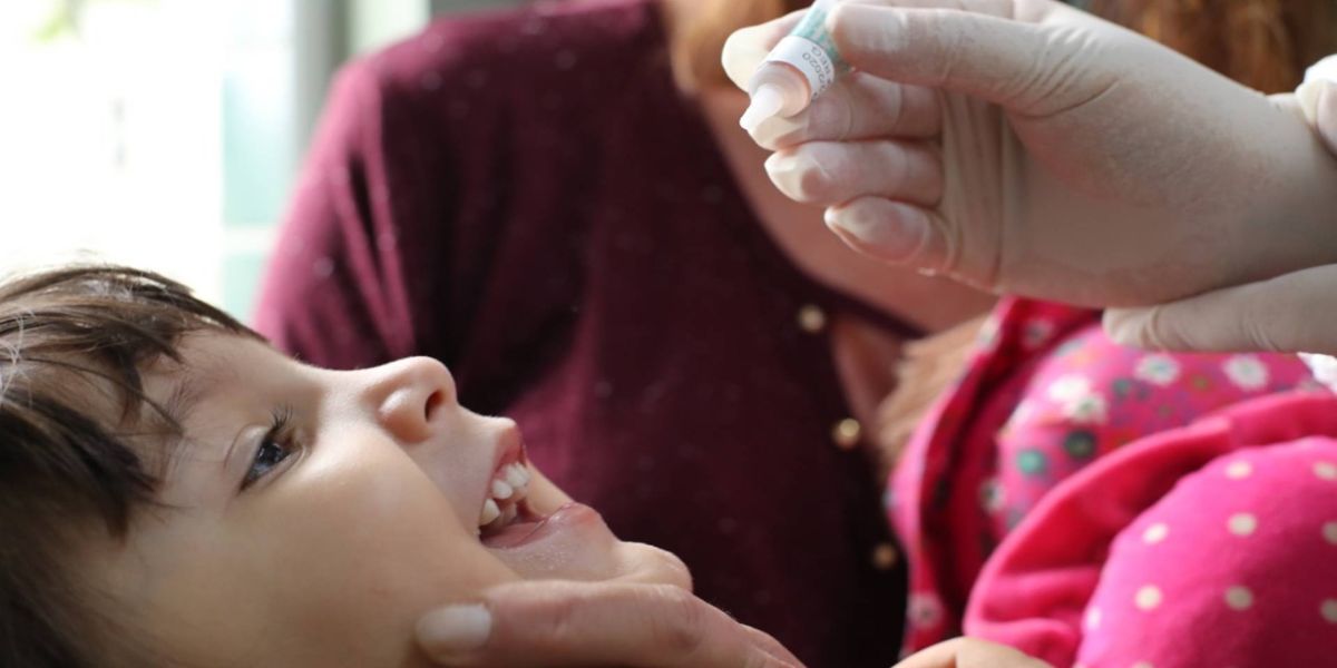 RETA FINAL: Campanha de Vacinação Contra a Poliomelite termina segunda-feira (30)