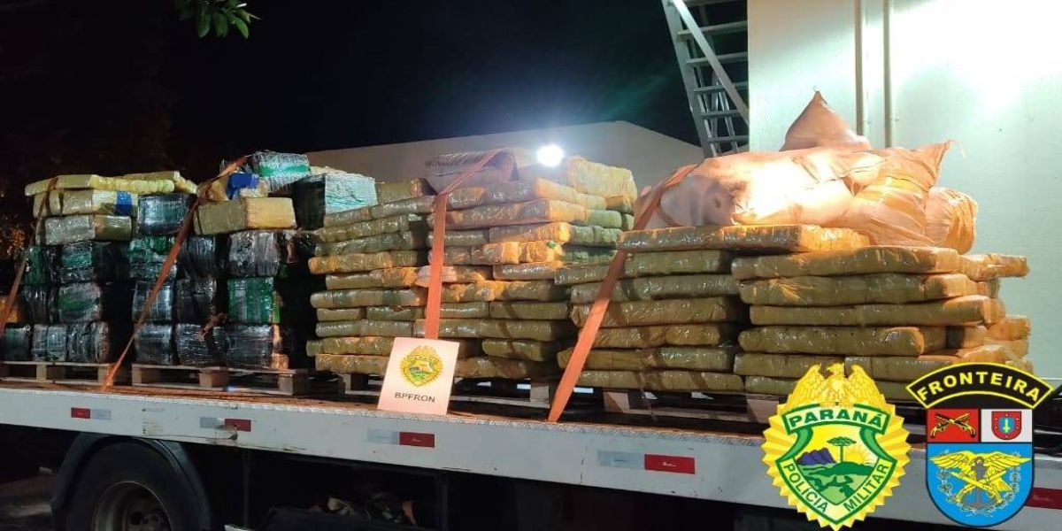 BPFron apreende 4 toneladas e meia de maconha em Santa Helena