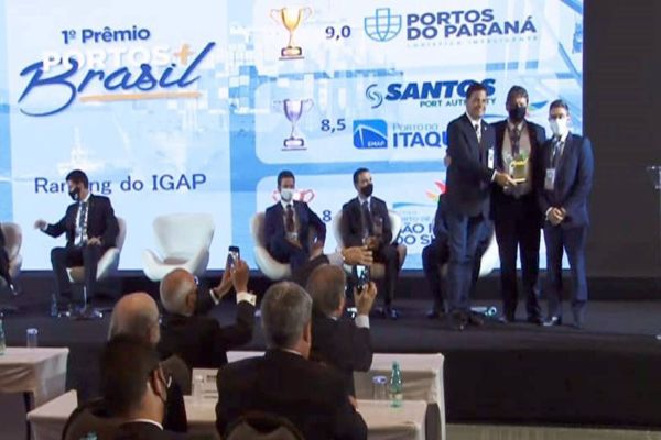 Portos do Paraná lidera premiação de melhores do Brasil