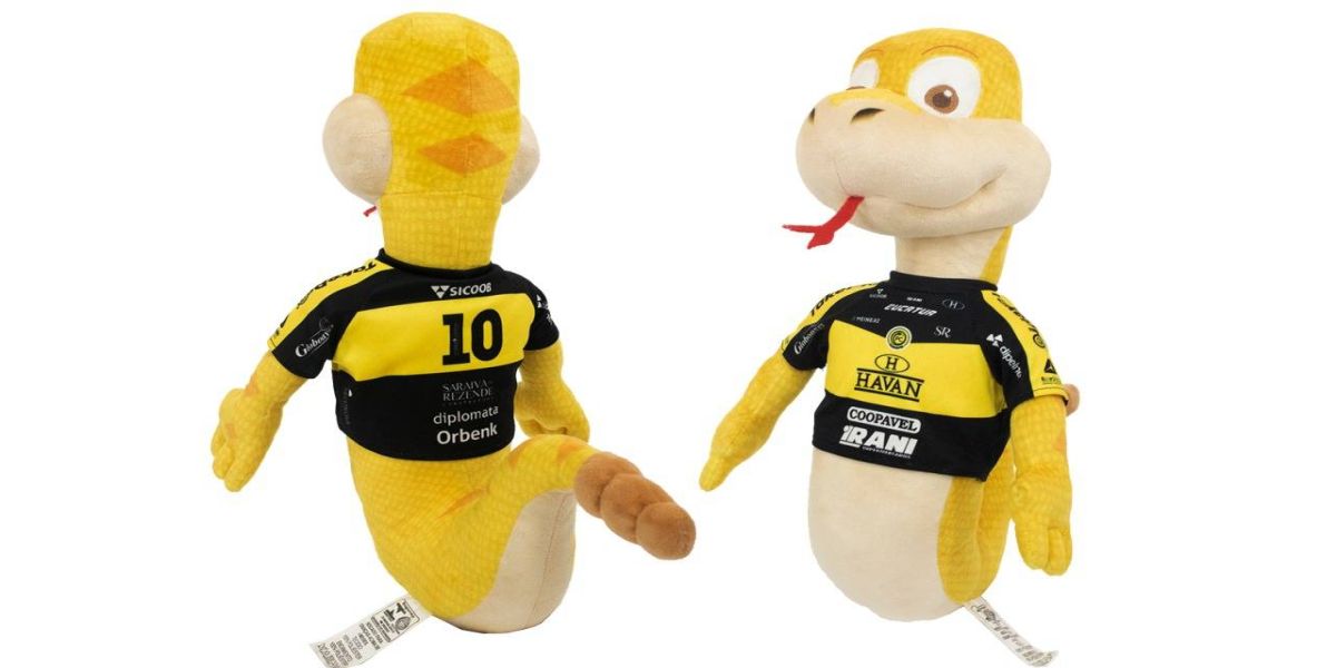 Serpente Aurinegra inicia pré-venda do novo mascote oficial do clube, o Guizinho
