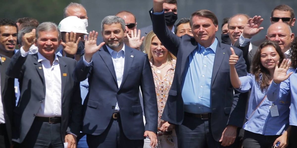 Em visita a Foz do Iguaçu, Bolsonaro reforça bom relacionamento com o Paraguai