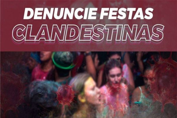 Denuncie festas clandestinas em Cascavel ligando ao 153