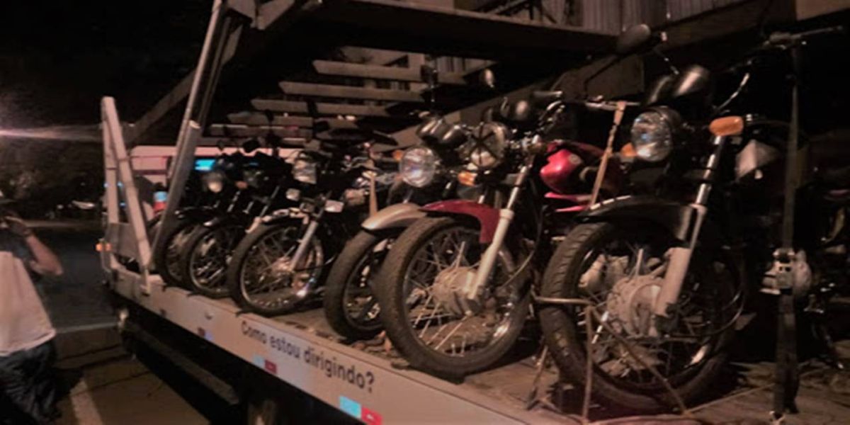 Operação Sinergia: 14 carros e 15 motos são apreendidos durante fiscalização em Cascavel