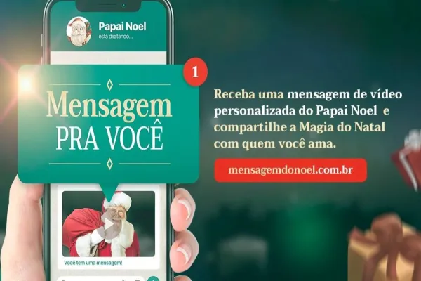 Foto relacionada a notícia: Clientes do Cascavel JL Shopping poderão receber mensagem personalizada do Papai Noel