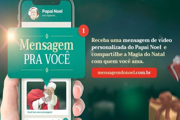 Clientes do Cascavel JL Shopping poderão receber mensagem personalizada do Papai Noel