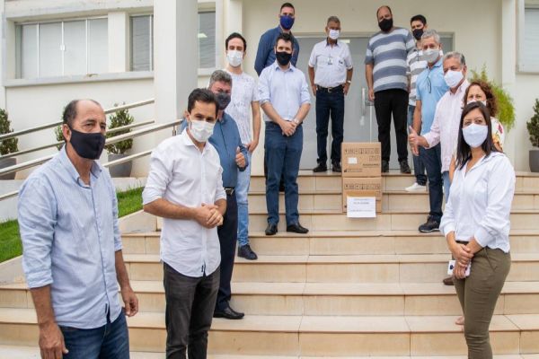 Saúde entrega ventiladores pulmonares para Instituto Dr. Aurélio em Nova Aurora