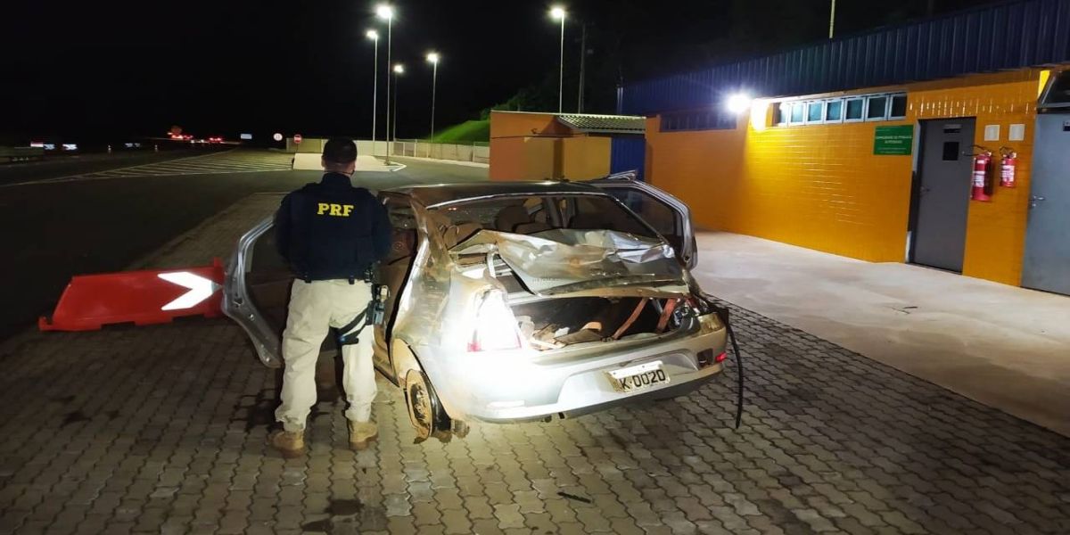 PRF apreende droga e munição na BR 277 em Cascavel