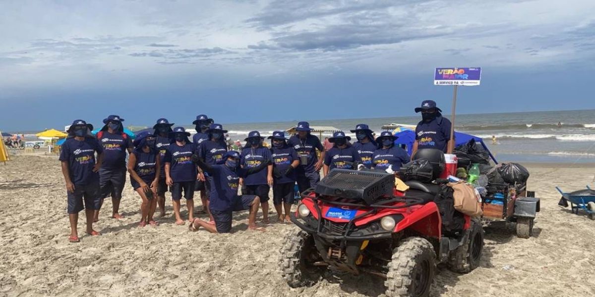 Veranistas geram 9% mais lixo nas praias do Paraná