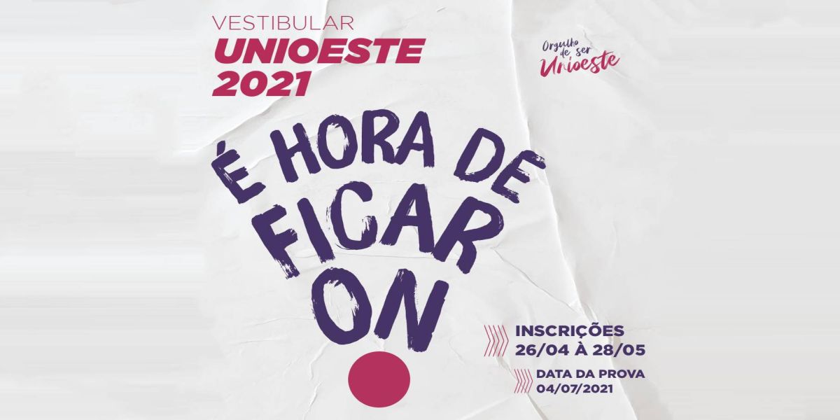 Unioeste marca nova data para o vestibular 2021