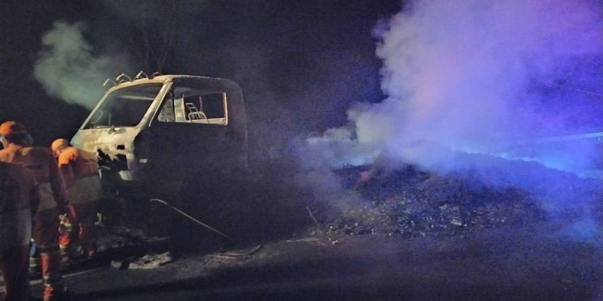 PRF atende grave acidente na BR 376 em Tibagi