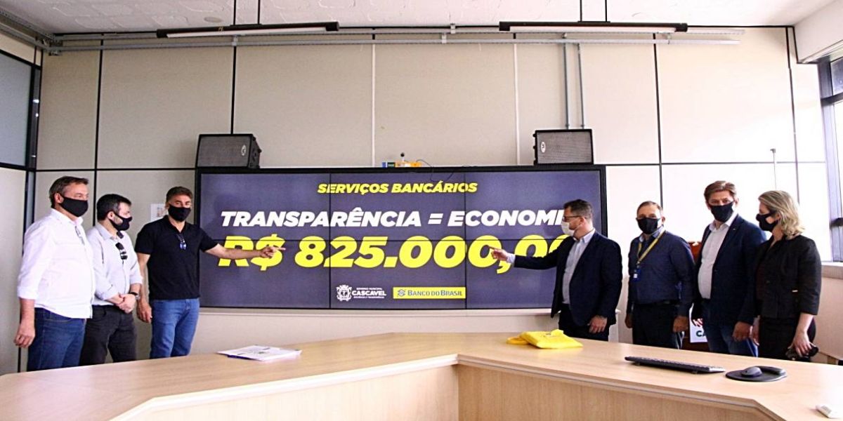 Licitação garante economia anual de R$ 825 mil com serviços bancários