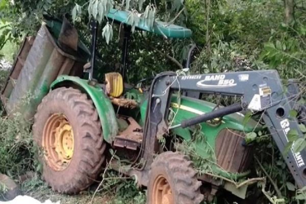 Fatalidade: Agricultor morre esmagado por trator em área rural