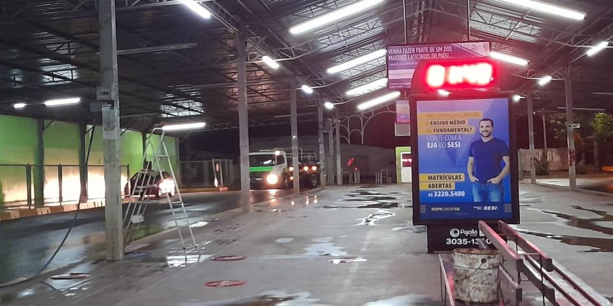 Transporte coletivo: processo de higienização chega aos terminais de transbordo