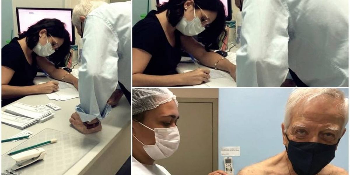 Presidente da Associação Médica de Cascavel toma vacina contra a Covid-19