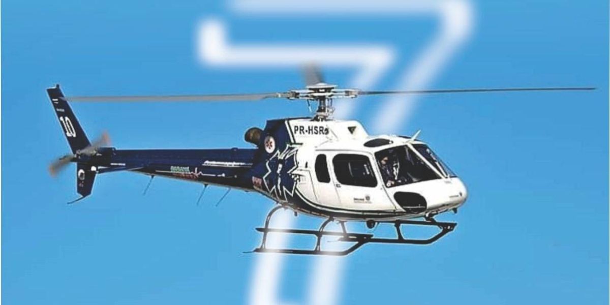 Serviço Aeromédico da Macrorregião Oeste completa 7 anos em Cascavel