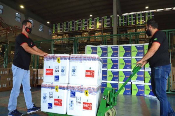 Paraná recebe novo lote de vacina e amplia imunização de profissionais da saúde