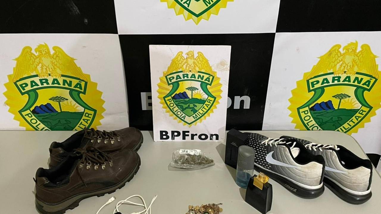 BPFRON recupera objetos furtados em ação da Operação Hórus na cidade de Guaíra