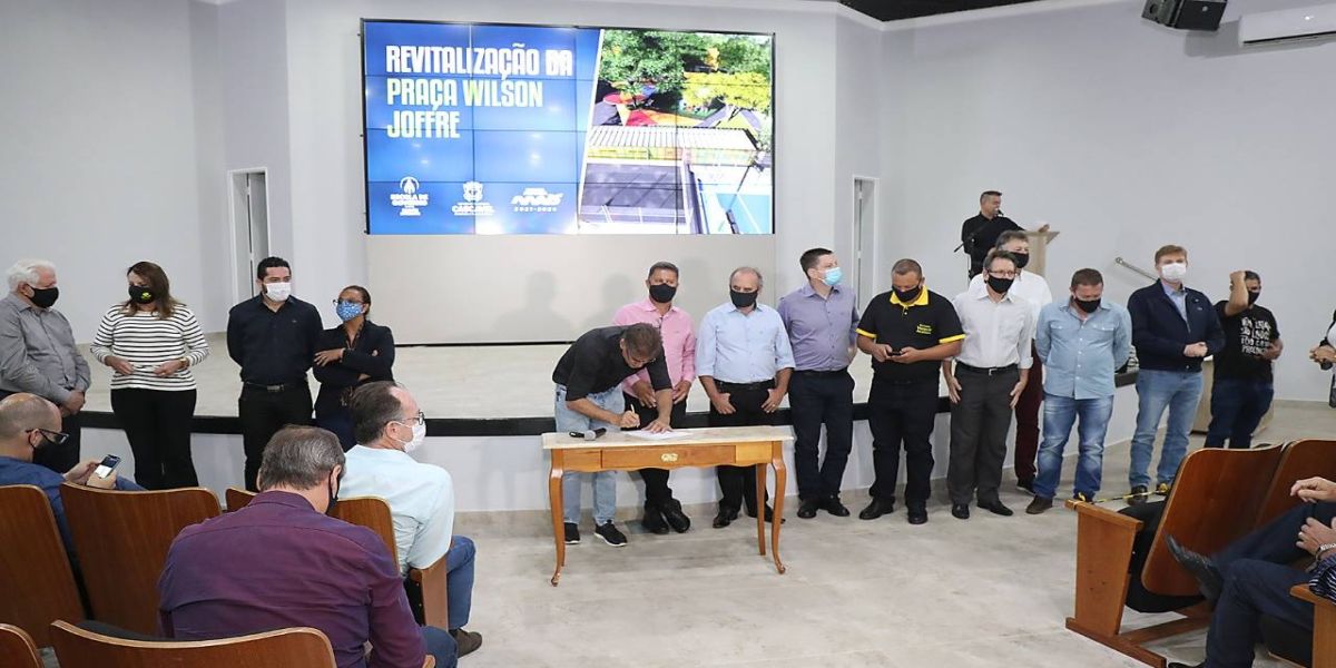 Revitalização da Praça Wilson Joffre começa nos próximos dias