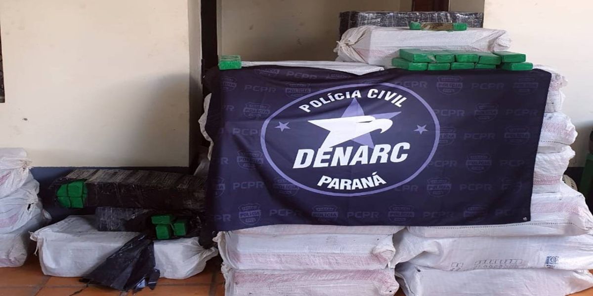 Denarc de Cascavel e Foz do Iguaçu realizam apreensão de 1,2 tonelada de maconha