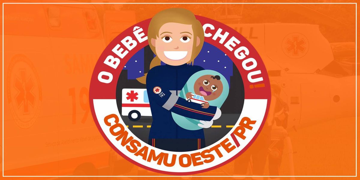 Socorristas do Samu realizam parto no interior da ambulância em frente ao Hospital São Lucas