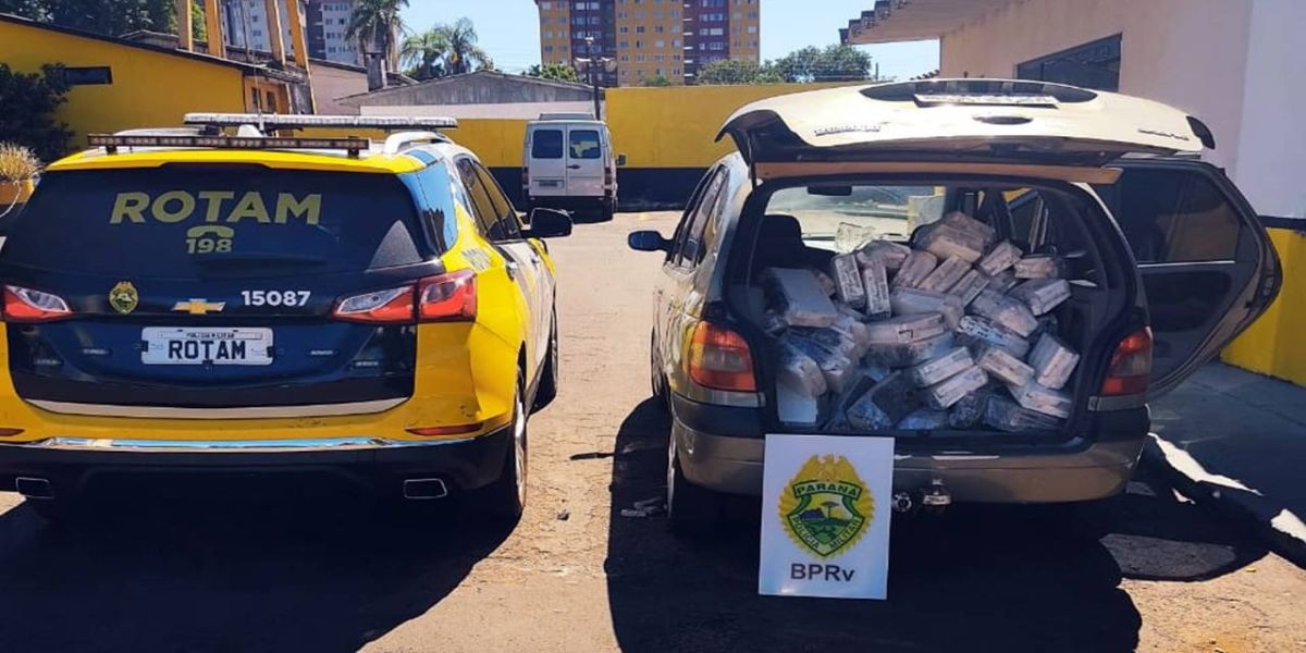Rotam da 3ª Cia apreende veiculo carregado com eletrônicos sem comprovação fiscal