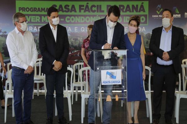 Governador autoriza construção de Condomínio do Idoso em Ponta Grossa