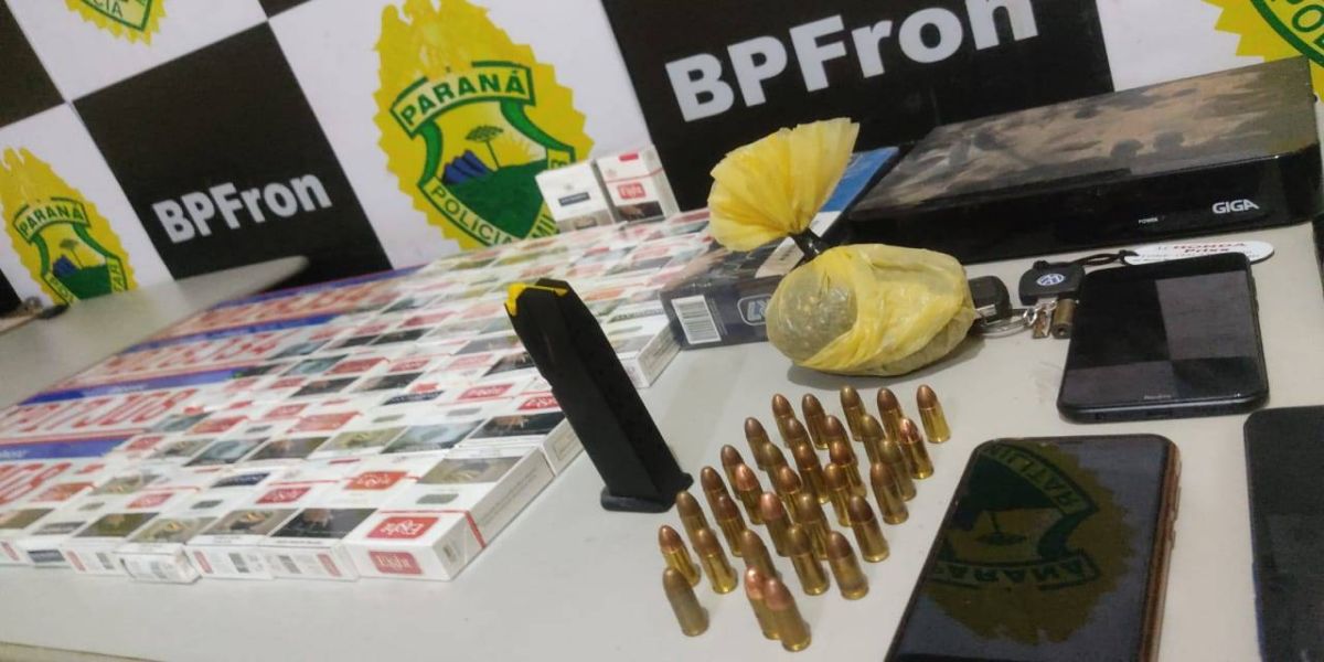 Pelotão do BPFRON em Umuarama apreende munições, animal silvestre abatido