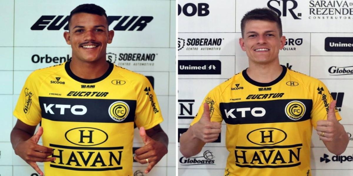FC Cascavel anuncia meias João Pedro e Marcelo Gama para a temporada 2021